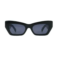 Lunettes de soleil œil de chat vintage tendance de créateur, monture en acétate de haute qualité pour femme, style Instagram, défilé de mode