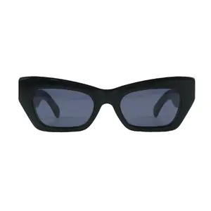أحدث صيحات الموضة نظارة شمس فاخرة للسيدات من أسيتات نظارات شمسية نسائية كلاسيكية على الموضة نظارات عين القطة