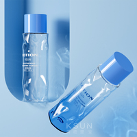 Bouteille de shampoing en PETG de couleur verte personnalisée, 180 ml, bouteilles de lotion pour le corps en plastique avec bouchon