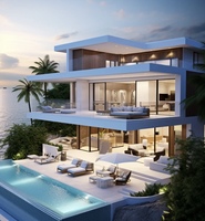 Bon Prix Villas faciles à installer Design moderne de luxe Module préfabriqué Maison en conteneur de luxe à vendre