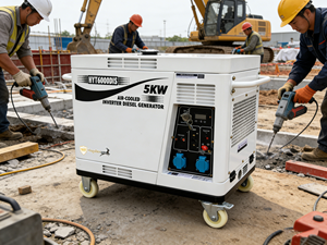 Générateur diesel silencieux de haute qualité 5 kVA, unité de secours domestique <span class=keywords><strong>pour</strong></span> travaux extérieurs, vente directe d'usine, haute puissance 50/60 Hz 418 cm³ - Product Image 3