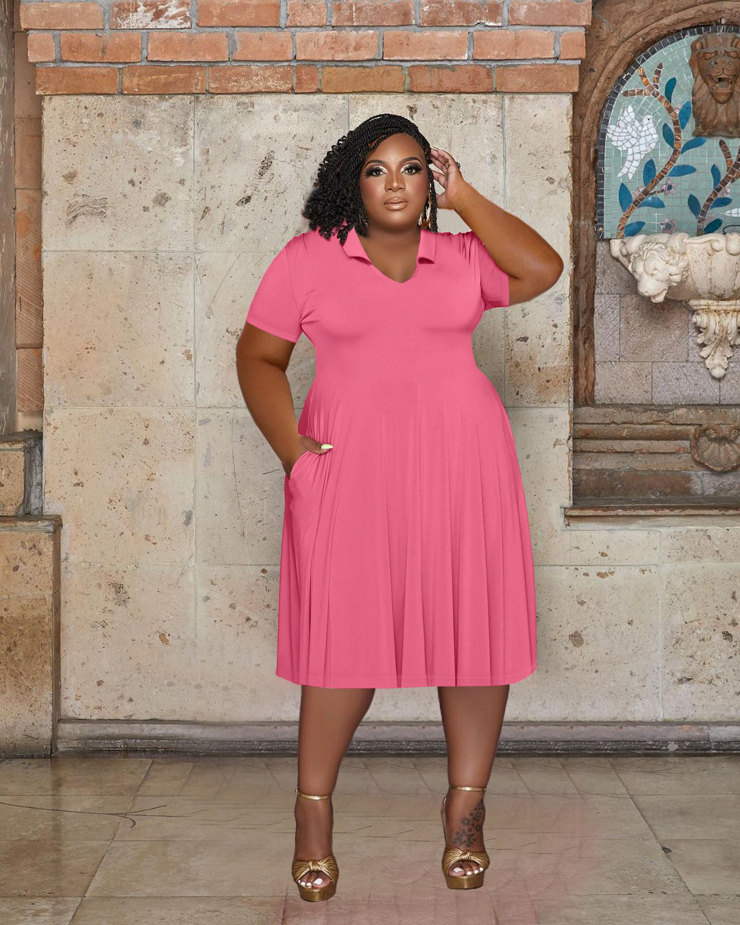 modest plus size casual dresses Plus Size Modest Dresses for Women