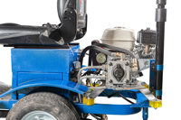 Machine de décapage de marquage routier à moteur mécanique Briggs & Stratton, pour thermoplastique et peinture routière, 3kW de puissance