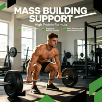 Protéine de Lactosérum Personnalisable Hyper Mass Gainer Max, Poudre Isolat Protéiné pour Prise de Masse Musculaire, Boisson Protéinée 50g+ Protéines Pures et Naturelles