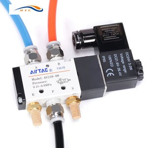 AIRTAC 4v310-<span class=keywords><strong>10</strong></span> Vanne de commande à bobine 220V Vanne de commande électronique d'air de gaz Électrovanne 24 V - Product Image 2