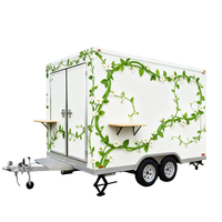 Camion mobile entièrement équipé pour le café froid et le café nitro, remorque de restauration commerciale