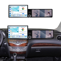 Écran ZWNAV 13,1 + 12,3 pouces pour Infiniti QX60 2013-2020, Android 13, Carplay, unité principale DSP, GPS, autoradio multimédia, stéréo OEM