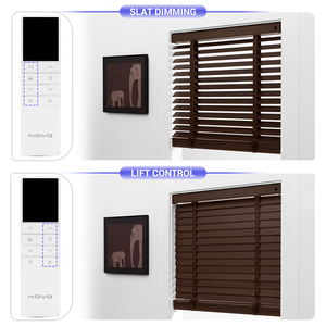 Persianas Venecianas <span class=keywords><strong>de</strong></span> Madera Ecológicas <span class=keywords><strong>de</strong></span> 2 Pulgadas con Control Remoto <span class=keywords><strong>de</strong></span> Luz Integrado para Hogar y Hotel - Product Image 4