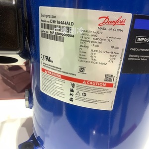 คอมเพรสเซอร์ Danfoss รุ่น DSH184A4ALD ใช้สารทำความเย็น R410A แรงดันไฟฟ้า 20-415V 50Hz สำหรับงานอุตสาหกรรม - Product Image 1