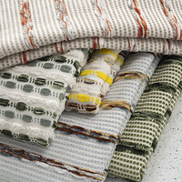 Vente en gros de tissus pour rideaux de luxe modernes 100% polyester tissu jacquard épaissi pour textile à la maison