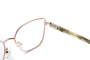 Le thời trang Cat Eye mô hình hoa Full-Rim kim loại Kính mắt khung quang phụ nữ chất lượng cao siêu nhẹ hàng ngày mặc Kính - Product Image 5