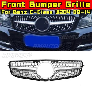 ชุดแต่งกระจังหน้ารถยนต์ สำหรับ Mercedes Benz C-Class W204 ปี 2009-2014  ชุดแต่งกันชนหน้า  แถบตกแต่งกระจังหน้า  สำหรับรถแข่ง - Product Image 2