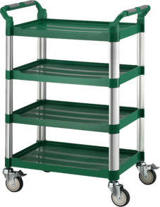 Chariot à outils pour organisateur de condiments de café en plastique à quatre roues avec personnalisation OEM Capacité de charge de 150 kg - Product Image 6