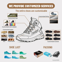 Chaussures de randonnée imperméables pour hommes et femmes, couleur olive, fabriquées sur mesure par Hanagal Factory, Zapatos De Cuero Para Senderismo