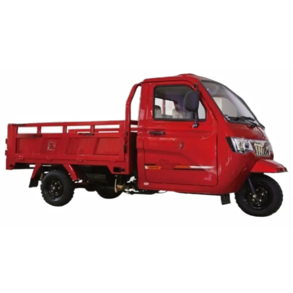 Hot Sale Luxe Cabine Heavy-Load Type Elektrische Motorfiets Driewieler Lading Met Eencilinder