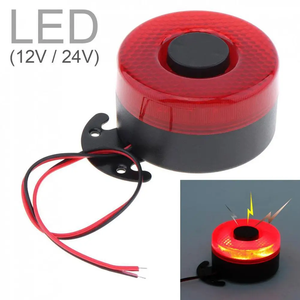Sirène d'avertissement <span class=keywords><strong>sonore</strong></span> avec LED 12V-24V 105dB, alarmes <span class=keywords><strong>de</strong></span> <span class=keywords><strong>recul</strong></span>, klaxons, bip, <span class=keywords><strong>avertisseur</strong></span> <span class=keywords><strong>sonore</strong></span> pour voiture, bateau, <span class=keywords><strong>camion</strong></span> - Product Image 6