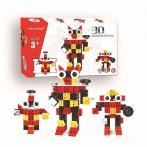 Bloques de Construcción Magnéticos Personalizados, Juguete de Construcción para Niños de 5 a 7 Años, Escala 1:36, Plástico ABS, 50 Piezas, Robot Creativo, Juego de Bricolaje 3D - Product Image 1
