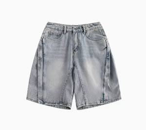 Pantaloni corti Vintage da donna alla moda in Denim stile stile stile donna Unisex - Product Image 4