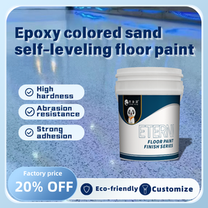ETERNI YTNFLOOR 8930 Peinture de sol autolissante époxy-sable à prix d'usine - Résistante à l'abrasion, facile à nettoyer, 98% de teneur en solides - Product Image 1