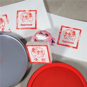 Statuetta in PVC 2D Cenerentola <span class=keywords><strong>Doro</strong></span> Peach Snowman Versione Q, Ornamento Cane Rosa, Decorazione <span class=keywords><strong>da</strong></span> Scrivania - Product Image 6