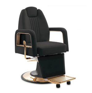 Sillón de Peluquería Vintage, Juego de Muebles para Salón de Belleza, Silla de Barbero Hidráulica, Espejo y Silla Vintage para Corte de Cabello - Product Image 2