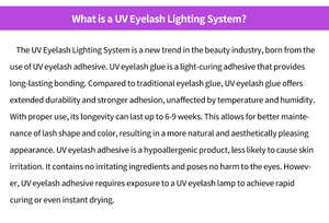 Kit de sistema de pestañas UV de 5W y 10W con lámpara LED, OEM para extensiones de pestañas, lámpara UV para salón de belleza - Product Image 5