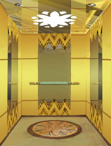 Système de porte coulissante double moderne, composants en plastique, grille en aluminium, porte à rouleaux, porte d'ascenseur Otis, amortisseur de porte - Product Image 2