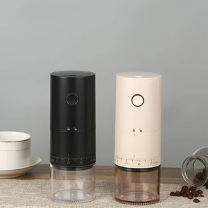 Moulin à café professionnel avec moulin à café en céramique, nouveau modèle amélioré, portable et électrique - Product Image 2