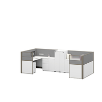 GUANQI WORKSTATION Bureau d'employé fonctionnel avec armoire de rangement et tiroir à dossiers Documentation d'entreprise organisée