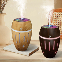 Produits très demandés : Humidificateurs ultrasoniques aromatiques 300 ml à grain de bois coloré, électroménager, Umidificador