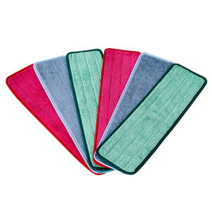Tùy Chỉnh Thương Mại Sợi Nhỏ Velcro Xoắn Ướt Lau Có Thể Giặt Tái Sử Dụng Hấp Thụ Nước Lau Phẳng Pad Làm Sạch Vải Cho Sàn - Product Image 6