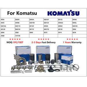 Cho <span class=keywords><strong>KOMATSU</strong></span> PC200-6 máy xúc pc200 pc220 động cơ <span class=keywords><strong>s4d95l</strong></span> s6d95l sa6d95l 6d95-6 Piston 6207-31-2180 6207-31-2121 - Product Image 3