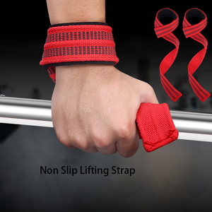 2026 Custom Logo Neoprene Breathable Non Slip Gym Fitness Padded Bodybuilding Weight Lifting Heavy Duty <b>Wrist</b> <b>Straps</b> - Product Image 1