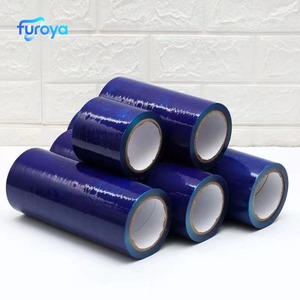 <span class=keywords><strong>Film</strong></span> protecteur PE souple anti-poussière facile à imprimer pour surface en verre Logo personnalisé Publicité Couleur bleue sans résidus - Product Image 4