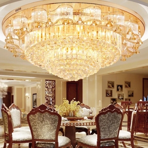 Lampadario di design europeo illuminazione soggiorno arredamento di lusso grande lampada da soffitto in cristallo k9 - Product Image 2