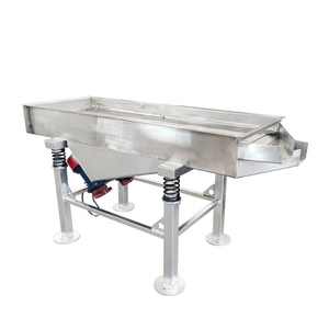 Séparateur vibrant linéaire en acier inoxydable à haute capacité de production avec système anti-blocage à billes en caoutchouc pour grains de café et herbes - Product Image 1