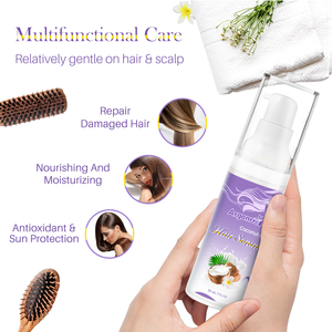 Aceite de coco personalizado Sleek & Shine Anti-Frizz Suero para el cuidado del cabello para controlar el frizz y alisar el cabello Suero de seda - Product Image 5