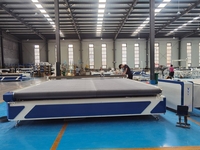 Máquina de Corte Oscilante de Gran Formato 3600*4000mm con Alimentación Automática CNC para Cuero, Textil y Espuma