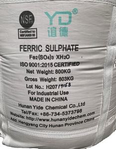 Floculantes Profesionales, <span class=keywords><strong>Sulfato</strong></span> Férrico, Agentes de Reclutamiento a Nivel Nacional, <span class=keywords><strong>CAS</strong></span> 10028-22-5, 99.5% de Pureza - Product Image 2