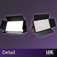 Lampe à panneau LQE 300W, 264 LED, température de couleur 3200K-5600K, contrôle DMX512/FB4, blanc chaud, alliage d'aluminium, montage suspendu, dimmable