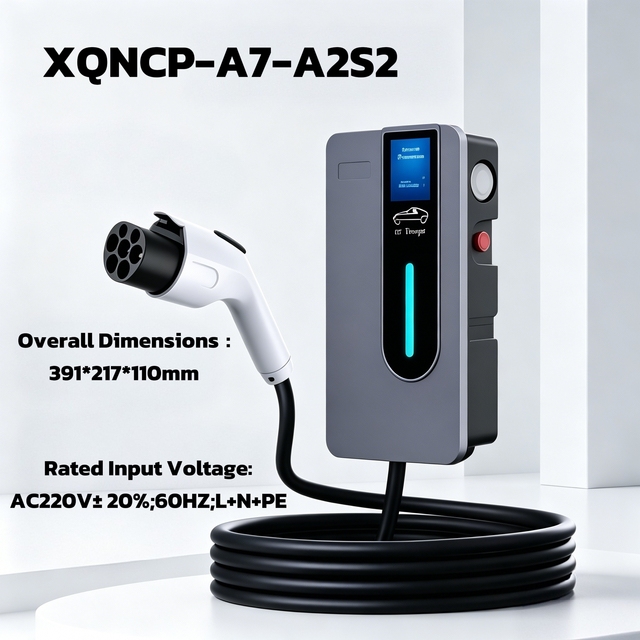 New 7/11/22kW EV Wallbox Charger SECC V2X V2G V2L V2H Type1 Type2 AC EV Charger for Home & Commercial Use CE TUV Certified