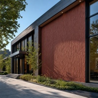 Panneau mural en PU imitation bois moderne, imperméable, imitation pierre, revêtement décoratif à lattes, léger, rainuré, panneau 3D pour l'intérieur