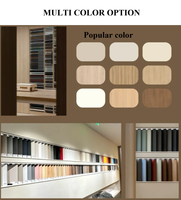 Armoire de rangement pour vêtements en MDF bois de luxe sur mesure, 6 portes, meubles de chambre à coucher pour appartement, grand rangement, moderne, durable, gain de place