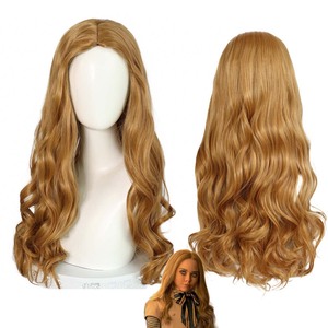 <span class=keywords><strong>Película</strong></span> <span class=keywords><strong>Megan</strong></span> Robot Dolls Cosplay M3GAN peluca rizada marrón larga - Product Image 1