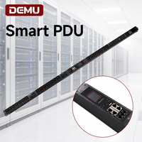 PDU intelligent triphasé 0U pour centre de données, 42 prises C3915 verrouillables, 3 prises éclairées à branchement à chaud, surveillance de la branche principale, contrôle à distance, pour rack
