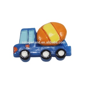 100 pièces résine dessin animé Flatback Bus pelle voiture embellissements artisanat décorer Cabochon <span class=keywords><strong>Scrapbooking</strong></span> bricolage coque de téléphone charme - Product Image 6