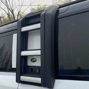 Échelle latérale en alliage d'aluminium noir et argent JOESHIER pour Land Rover Defender 2020+ 90 110 Access - Vente en gros usine - Product Image 6