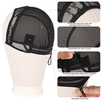 Vente en gros de bonnets de perruque multi-styles, personnalisables (étiquette, matériau, taille), pour la fabrication de perruques et accessoires
