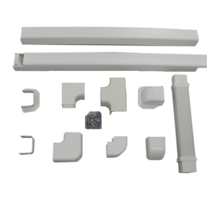 Cubierta Decorativa para Tuberías de <span class=keywords><strong>Aire</strong></span> <span class=keywords><strong>Acondicionado</strong></span> de PVC, No Tóxica y Libre de Plomo, para Cubiertas de Tuberías de Mini Split en Proyectos Globales - Product Image 4
