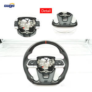 <span class=keywords><strong>Volant</strong></span> en fibre de carbone GUGO LC300 pour Toyota Land Cruiser 300 2022, <span class=keywords><strong>volant</strong></span> de voiture en fibre de carbone avec chauffage - Product Image 4